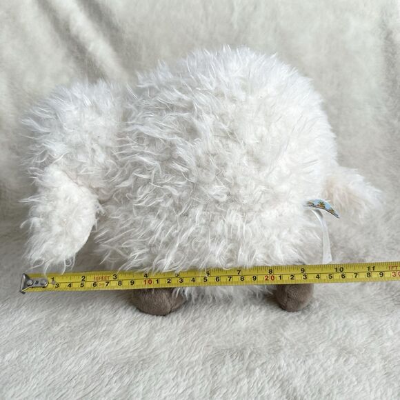Bunnies By The Bay Retired 12" Baa-bs the Lamb Fluffy Plush Stuffed Animal - Picture 6 of 6